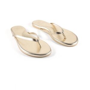 REVOLVE SOLEI SEA women's indie sandal in metallic gold size 11 NWT